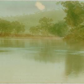 Faded Lake Scene