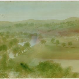 Faded River Scene