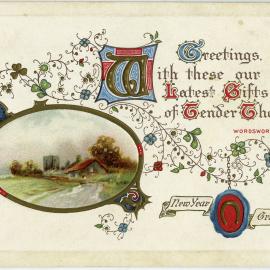 Greetings with these our latest gifts of tender thoughts.