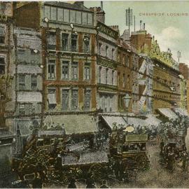 Cheapside looking East, London