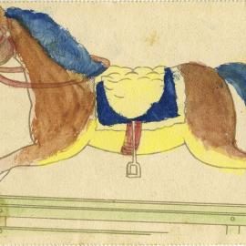 Postcard of a Rocking Horse