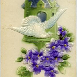 Dove and Flowers