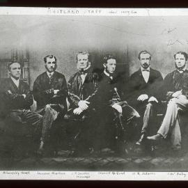 Bank of New South Wales staff, Maitland, NSW, 1859-60