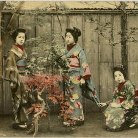 Three Women in Kimonos