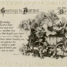 Fond Greetings to Auntie on Her Birthday