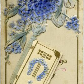 Postcard with Tiny Greetings Card.
