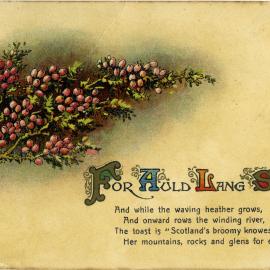 For Auld Lang Syne