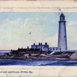 Saint Mary's Island and Lighthouse, Whitey Bay, UK