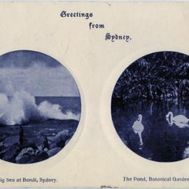 Greetings from Sydney - Bondi and Botanical Gardens