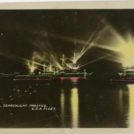 Searchlight Practice, U.S.A. Fleet