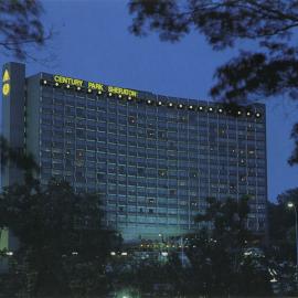 Century Park Sheraton Hotel at Night, Singapore