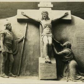 Sand Sculpture of The Crucifixion