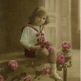 Girl with Roses