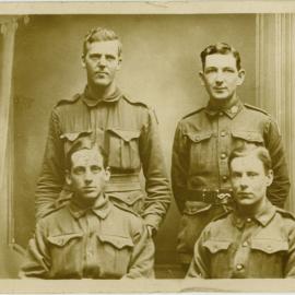 Four Unidentified Australian Soldiers
