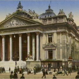 Place de la Bourse, Brussels Stock Exchange, Belgium