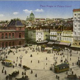 Place Rogier et Palace Hotel, Brussels, Belgium