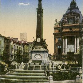 Anspach Monument, Brussels, Belgium
