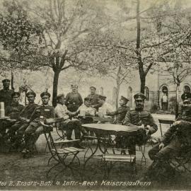German Officers of the 2nd Replacement Battalion, 4th Infantry Regiment, Kaiserslautern [?]