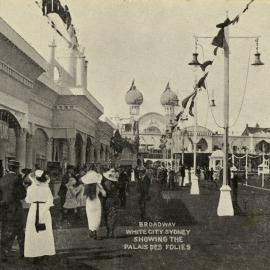 Broadway, White City Sydney, Showing the Palais des Folies