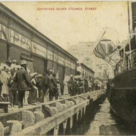 Departure Island Steamer, Sydney