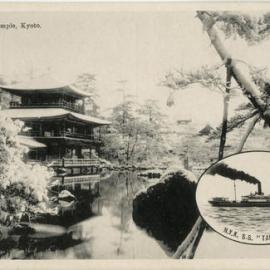 Kinkakuji Temple, Kyoto, Japan - Nippon Yusen Kaisha - SS "Tango Maru"