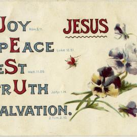 Jesus - Joy, Peace, Rest, Truth, Salvation