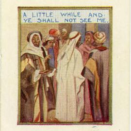 A little while and ye shall not see me