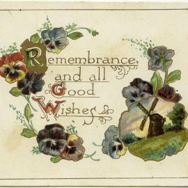 Remembrance and All Good Wishes
