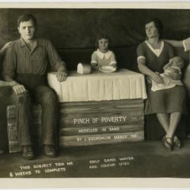 Pinch of Poverty - Sand Sculpture