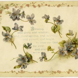 Blessing and glory and wisdom