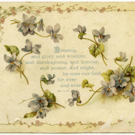 Blessing and glory and wisdom