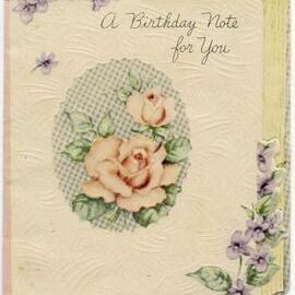 A Birthday Note for You