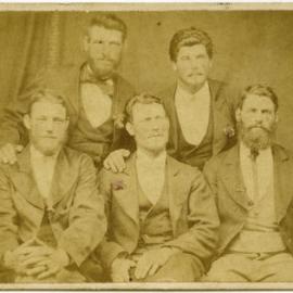 Photo of five unidentified men