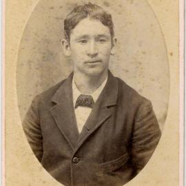 Carte de visite of an unidentified man.