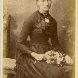 Carte de visite of an unidentified woman.