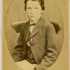 Carte de visite of an unidentified boy.