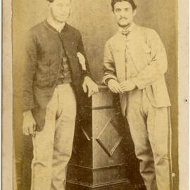 Carte de visite of two unidentified men