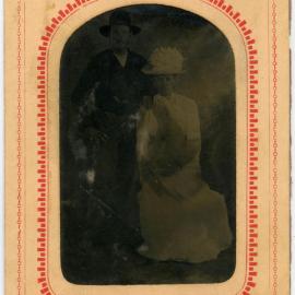 Carte de visite of an unidentified couple.