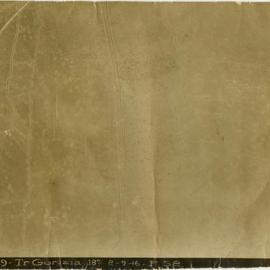 Aerial photography of trench networks, near Gorizia, Italy, 1916
