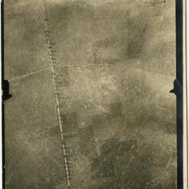 Aerial photography  of trench networks near Fort Vaux, France, during the Battle of Verdun, 1916