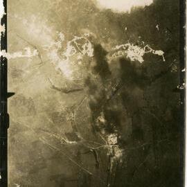 Nord Fresnes/North Fresnes, aerial photo showing trench network, France, 1916