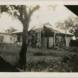 Bomb damage at Darwin after first raid