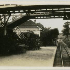 Unidentified train platform.