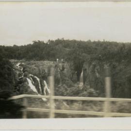 Barron Falls viewed from the troop train, [1944].
