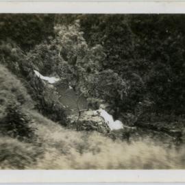 Photograph of unidentified waterfall, near Cairns