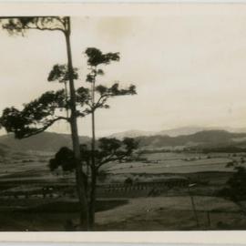 Landscape of rolling fields, near Cairns