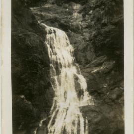 Photograph of unidentified waterfall.