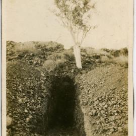 Entrance to mineshaft[?], location unknown