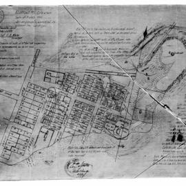 Sketch Showing the allotments laid out on the Sand hills at Newcastle, Signed G.B. White Surveyor [1840-1857]