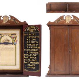 Honour board for the GUOOF Duke of Edinburgh Branch, No. 1379